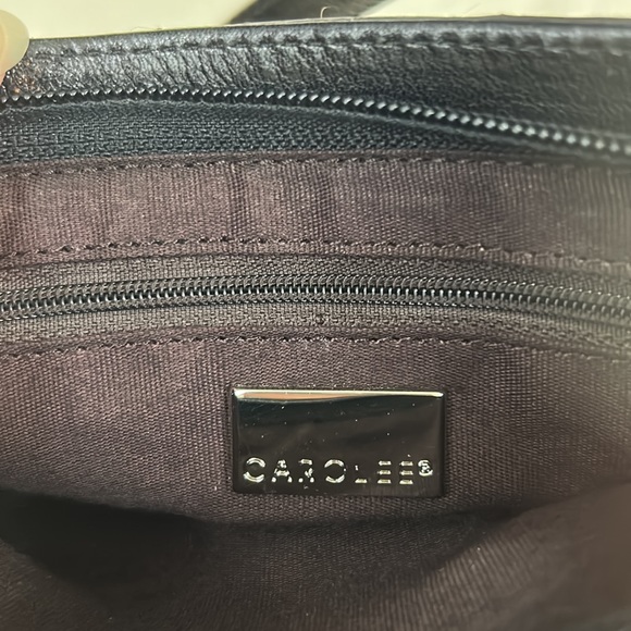 Carolee small zebra-print satchel purse - Picture 5 of 7